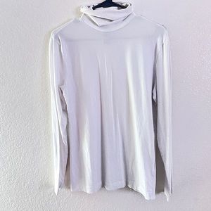 White turtle neck